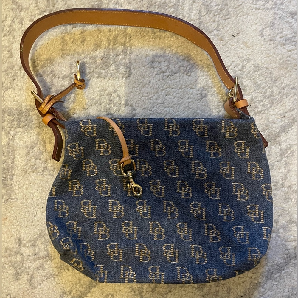 DOONEY & BOURKE mini purse / mini shoulder sac denim